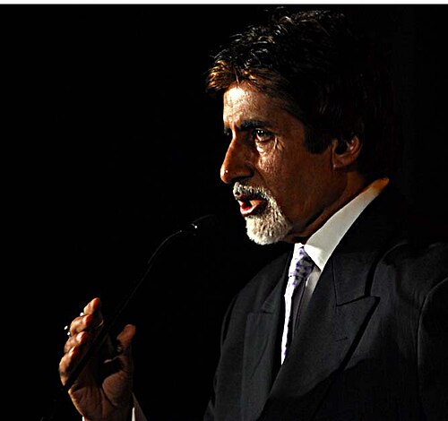 Amitabh Bachchan profile portrait