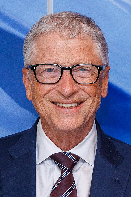 Bill Gates profile portrait