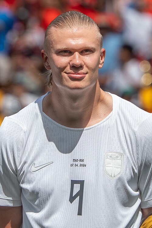 Erling Haaland profile portrait