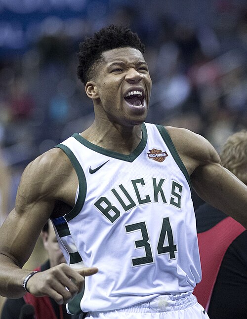 Giannis Antetokounmpo profile portrait