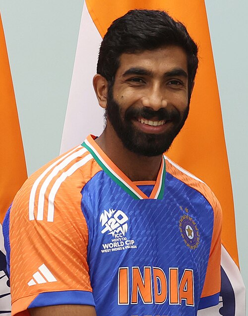 Jasprit Bumrah profile portrait