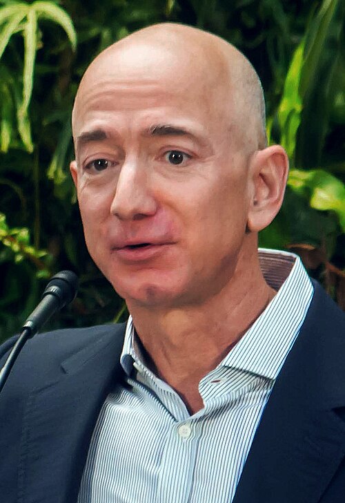 Jeff Bezos profile portrait
