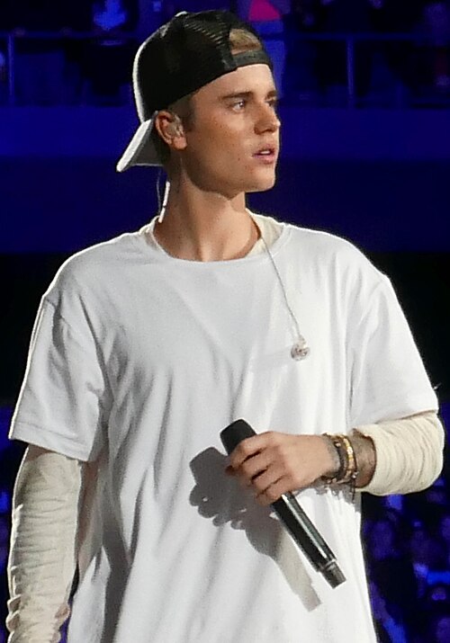 Justin Bieber profile portrait