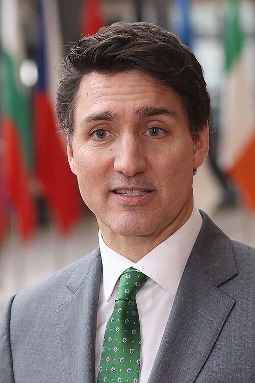 Justin Trudeau profile portrait