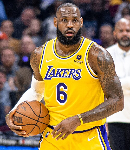 LeBron James profile portrait