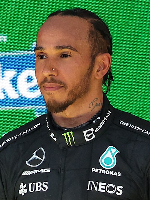 Lewis Hamilton profile portrait
