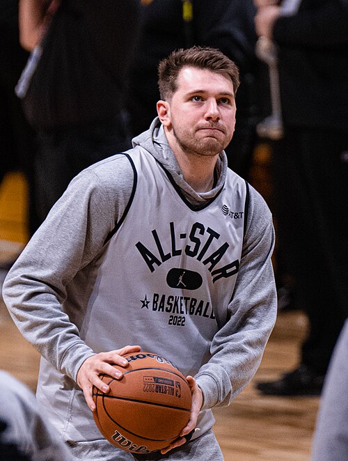 Luka Dončić profile portrait