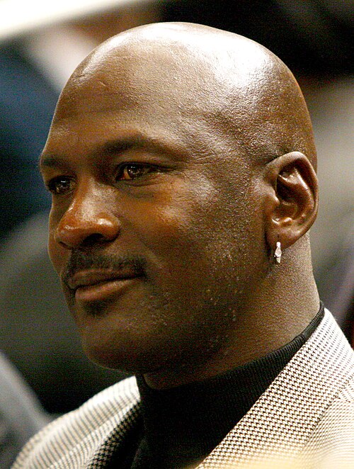 Michael Jordan profile portrait