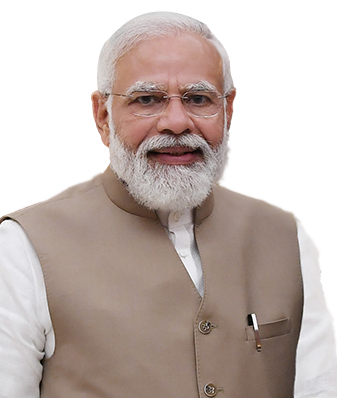 Narendra Modi profile portrait