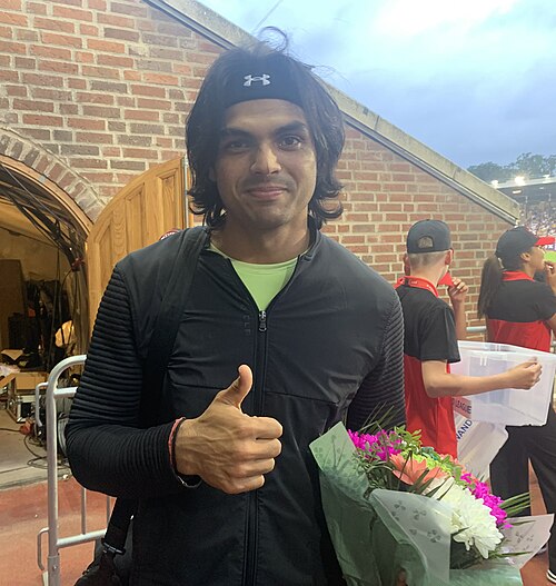 Neeraj Chopra profile portrait
