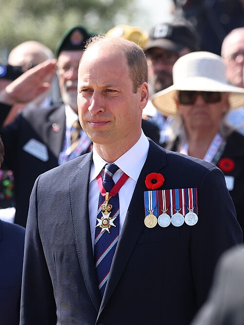 William, Prince of Wales profile portrait