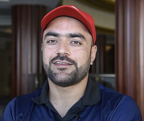 Rashid Khan profile portrait