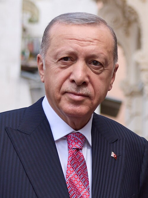 Recep Tayyip Erdoğan profile portrait