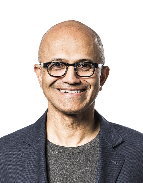 Satya Nadella profile portrait