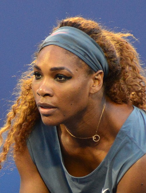 Serena Williams profile portrait
