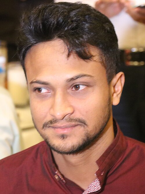 Shakib Al Hasan profile portrait