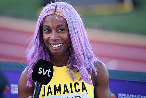 Shelly-Ann Fraser-Pryce profile portrait