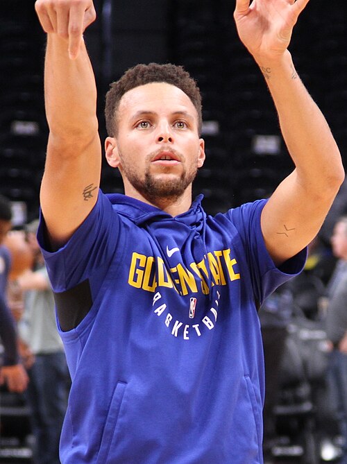 Stephen Curry profile portrait