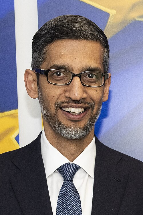 Sundar Pichai profile portrait