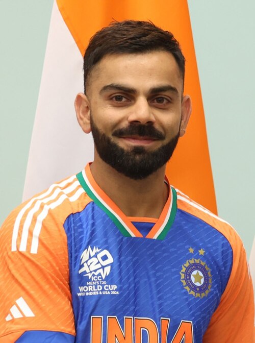 Virat Kohli profile portrait